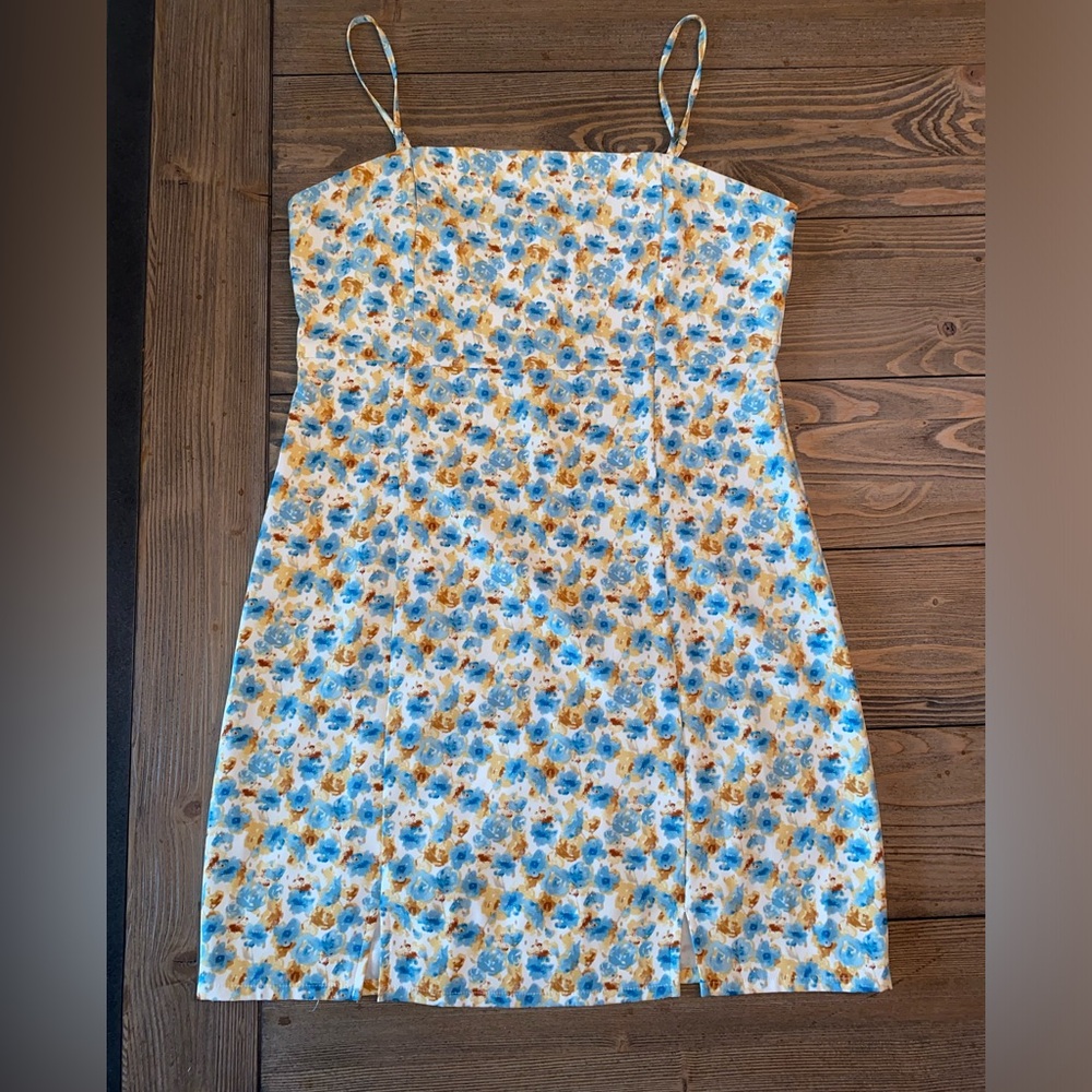 Floral mini dress size 14